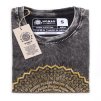 Stone Wash Tričko (S) - Mandala - Tmavo Šedé (Varianta Mandala - Tmavo Šedé)