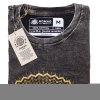 Stone Wash Tričko (M) - Tmavo Šedé