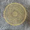 Stone Wash Tričko (L) - Mandala - Zelené (Varianta Mandala - Zelené)