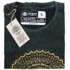 Stone Wash Tričko (L) - Mandala - Zelené (Varianta Mandala - Zelené)