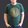 Stone Wash Tričko (XL) - Mandala - Zelené (Varianta Mandala - Zelené)