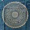 Stone Wash Tričko (XL) - Mandala - Zelené (Varianta Mandala - Zelené)