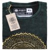 Stone Wash Tričko (XL) - Mandala - Zelené (Varianta Mandala - Zelené)