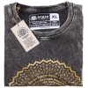 Stone Wash Tričko (XL) - Mandala - Tmavo Šedé (Varianta Mandala - Tmavo Šedé)