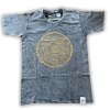Stone Wash Tričko (XL) - Mandala - Tmavo Šedé (Varianta Mandala - Tmavo Šedé)