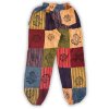 Nomad Sari - Nohavice s Hubovým Vzorom - Bloková Potlač - Oranžové Tóny L/XL (Varianta Nohavice s Hubovým Vzorom - Bloková Potlač)