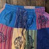 Nomad Sari - Nohavice s Hubovým Vzorom - Bloková Potlač - Oranžové Tóny L/XL (Varianta Nohavice s Hubovým Vzorom - Bloková Potlač)