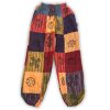 Nomad Sari - Nohavice s Hubovým Vzorom - Bloková Potlač - Oranžové Tóny L/XL (Varianta Nohavice s Hubovým Vzorom - Bloková Potlač)