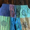 Nomad Sari - Nohavice s Hubovým Vzorom - Bloková Potlač - Zelené Tóny L/XL (Varianta Nohavice s Hubovým Vzorom - Bloková Potlač)