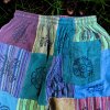 Nomad Sari - Nohavice s Hubovým Vzorom - Bloková Potlač - Zelené Tóny L/XL (Varianta Nohavice s Hubovým Vzorom - Bloková Potlač)