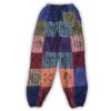 Nomad Sari - Nohavice s Hubovým Vzorom - Bloková Potlač - Fialové Tóny L/XL (Varianta Nohavice s Hubovým Vzorom - Bloková Potlač)