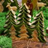 Stratený v Lese - Drevená 3D Dekorácia Tri Stromy - 20x23cm (Varianta Drevená 3D Dekorácia Tri Stromy - 20x23cm)