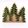 Stratený v Lese - Drevená 3D Dekorácia Tri Stromy - 20x23cm (Varianta Drevená 3D Dekorácia Tri Stromy - 20x23cm)