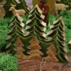 Stratený v Lese - Drevená 3D Dekorácia Tri Stromy - 20x23cm (Varianta Drevená 3D Dekorácia Tri Stromy - 20x23cm)