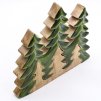 Stratený v Lese - Drevená 3D Dekorácia Tri Stromy - 20x23cm (Varianta Drevená 3D Dekorácia Tri Stromy - 20x23cm)