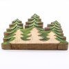 Stratený v Lese - Drevená 3D Dekorácia Tri Stromy - 20x23cm (Varianta Drevená 3D Dekorácia Tri Stromy - 20x23cm)