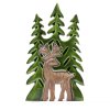 Stratený v Lese - Drevená 3D Dekorácia Jeleň v Lese - 25x15cm (Varianta Drevená 3D Dekorácia Jeleň v Lese - 25x15cm)
