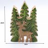 Stratený v Lese - Drevená 3D Dekorácia Jeleň v Lese - 25x15cm (Varianta Drevená 3D Dekorácia Jeleň v Lese - 25x15cm)