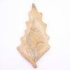 Stratený v Lese - Drevená Smaltová Miska s Motívom Listu - 33x17cm (Varianta Drevená Smaltová Miska s Motívom  Listu - 33x17cm)