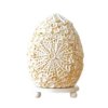 Boho Morská Mušľová Lampa - Vzorovaná Oválna - 15cm (Varianta Vzorovaná Oválna - 15cm)