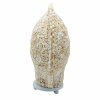 Boho Morská Mušľová Lampa - Veľká Vzorovaná Okrúhla - 30 cm (Varianta Veľká Vzorovaná Okrúhla - 30 cm)