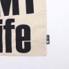 Ikonická Základná Taška - IT'S MY LIFE - (40x36cm) - Prírodná 113 g (Varianta IT'S MY LIFE - (40x36cm))