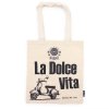 Ikonická Základná Taška - La Dolce Vita - (40x36cm) - Prírodná 113 g (Varianta La Dolce Vita - (40x36cm))