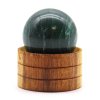 Krištáľová Guľa z Drahokamu 40mm - Indický Nefrit so Stojanom