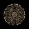 Veľká Nákupná Taška (38x15x43cm) Čokoládová Stonewash 14oz - Slobodná Mandala