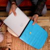 Polstrovaná Taška na Notebook - Žltá - 14oz,, Stonewash (Varianta Žltá - 14oz,,  Stonewash)
