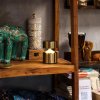 Dotyková Lampa - Plochá Huba Bronzová – USB (C) – Nabíjateľná (400 wattov)