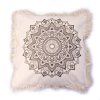 Bavlnená Mandala Obliečka - Lotus - 60x60cm - Bronzová