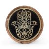 Stojan na Vonné Tyčinky - Zlatý a Čierny na Mangovom Dreve - Hamsa (Varianta Zlatý a Čierny na Mangovom Dreve -  Hamsa)