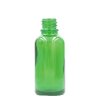 30ml Zelená Sklenená Fľaška - Bez Uzáveru