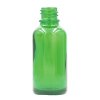 100ml Zelená Sklenená Fľaška - Bez Uzáveru