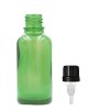 100ml Zelená Sklenená Fľaška s Kvapkadlom (Varianta 100ml Zelená Sklenená Fľaška s Kvapkadlom)