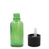 10ml Zelená Sklenená Fľaška s Uzáverom s Detskou Poistkou (Varianta 10ml Zelená Sklenená Fľaška s Uzáverom s Detskou Poistkou)