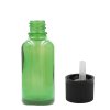 30ml Zelená Sklenená Fľaška s Uzáverom s Detskou Poistkou (Varianta 30ml Zelená Sklenená Fľaška s Uzáverom s Detskou Poistkou)