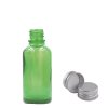 10ml Zelená Sklenená Fľaška s Hliníkovým Uzáverom (Varianta 10ml Zelená Sklenená Fľaška s Hliníkovým Uzáverom)