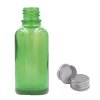 100ml Zelená Sklenená Fľaška s Hliníkovým Uzáverom (Varianta 100ml Zelená Sklenená Fľaška s Hliníkovým Uzáverom)