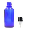 100ml Modrá Sklenená Fľaška s Kvapkadlom (Varianta 100ml Modrá Sklenená Fľaška s Kvapkadlom)