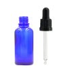15ml Modrá Sklenená Fľaška s Kvapkadlom s Čiernou T/E Pipetou (Varianta 15ml Modrá Sklenená Fľaška s Kvapkadlom s Čiernou T/E Pipetou)