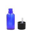 10ml Modrá Sklenená Fľaška s Uzáverom s Detskou Poistkou (Varianta 10ml Modrá Sklenená Fľaška s Uzáverom s Detskou Poistkou)