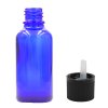 100ml Modrá Sklenená Fľaška s Uzáverom s Detskou Poistkou (Varianta 100ml Modrá Sklenená Fľaška s Uzáverom s Detskou Poistkou)