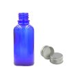 30ml Modrá Sklenená Fľaška s Hliníkovým Uzáverom (Varianta 30ml Modrá Sklenená Fľaška s Hliníkovým Uzáverom)