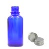 50ml Modrá Sklenená Fľaška s Hliníkovým Uzáverom (Varianta 50ml Modrá Sklenená Fľaška s Hliníkovým Uzáverom)