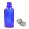 100ml Modrá Sklenená Fľaška s Hliníkovým Uzáverom (Varianta 100ml Modrá Sklenená Fľaška s Hliníkovým Uzáverom)