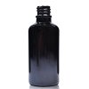 100ml Čierna Sklenená Fľaška - Bez Uzáveru