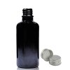 50ml Čierna Sklenená Fľaška s Hliníkovým Uzáverom (Varianta 50ml Čierna Sklenená Fľaška s Hliníkovým Uzáverom)