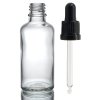 100ml Číra Sklenená Fľaška s Kvapkadlom s Čiernou T/E Pipetou (Varianta 100ml Číra Sklenená Fľaška s Kvapkadlom s Čiernou T/E Pipetou)